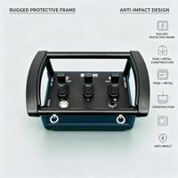 Control Remoto Hidráulico Proporcional Inalámbrico con 3 Joysticks, Impermeable y Antiinterferencias para Camiones Bomba de Concreto
