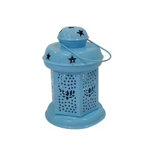 <b>Brass</b> <b>Lantern</b> Candle Holder with Leaf Design for Home Decoration - Product Image 3
