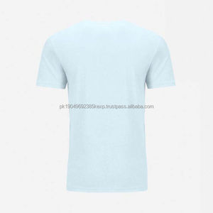T-shirt de sport pour homme de haute qualité, col en V, 100% coton, polyester, hauts ajustés, col en V, vêtements pour homme, taille plus, chemise respirante - Product Image 4