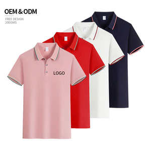 Camiseta Polo para Hombre, 100% Algodón, con Logotipo Bordado Personalizado, Color Sólido, Lisa, 160 GSM, Venta al Por Mayor - Product Image 2