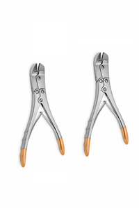 Cisailles manuelles à double action en acier inoxydable de 18 cm et 22 cm pour instruments chirurgicaux - Product Image 2