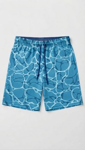 Pantalones Casuales de Hombre a la Moda, Cintura Media Elástica, 100% Poliéster, Holgados, Transpirables, de Secado Rápido, con Estampado y Cierre con Cordón Frontal - Product Image 5
