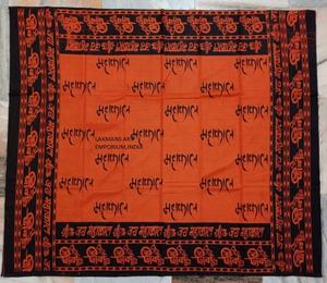 Écharpes en coton imprimées LAXMANS en gros pour l'été, usage quotidien, grande taille 85x150cm, châles traditionnels hindous et mantra Shiva - Product Image 2