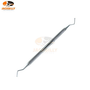 JACKBILLY Curettes dentaires double extrémité 815-A pour restauration, cuillères en acier de 1,2 mm, instrument d'orthodontie pour détartrage profond - Product Image 2