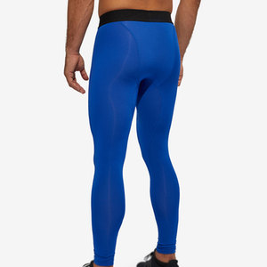Legging de compression athlétique pour homme BRAVE BROWNS, durable, longueur intégrale, respirant, en tissu polyester/coton, taille élastique, pour la gym - Product Image 2