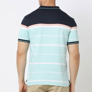 เสื้อยืดผู้ชายสีพื้นแบบใหม่ขายดี ผ้าถัก ระบายอากาศได้ดี สไตล์ไฮสตรีท รับผลิตตามแบบ ขายส่ง - Product Image 3