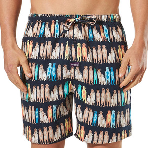 Shorts de bain décontractés en polyester pour hommes, style urbain, collection été 2026, vente en gros, shorts de plage imperméables pour hommes - Product Image 6