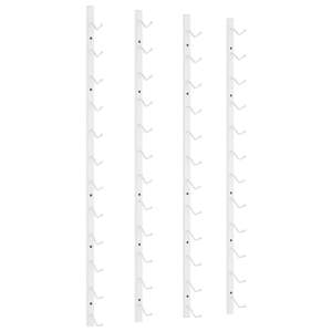 Porte-vin mural en fer blanc pour 12 bouteilles, lot de 2 pièces - Product Image 2