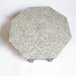 Table basse moderne en nacre pour salon, mobilier de salon pour la maison et l'hôtel, mobilier de salon traditionnel pour l'intérieur - Product Image 4