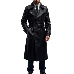 Top Best Quality <b>Men</b> Leather <b>Coat</b> Premium Genuine Leather Jacket Unique Color Custom Branding Wholesale Supplier - Product Image 1