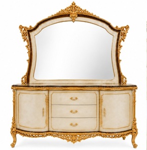 Turkish Style High-Back Royal <b>Bed</b> <b>with</b> 4-Door Wardrobe - Product Image 4
