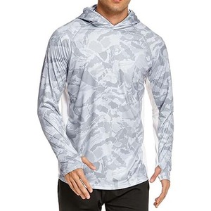 Chemise de pêche à manches longues camouflage UPF 50, séchage rapide, polyester, unisexe, vêtements de pêche par sublimation - Product Image 5