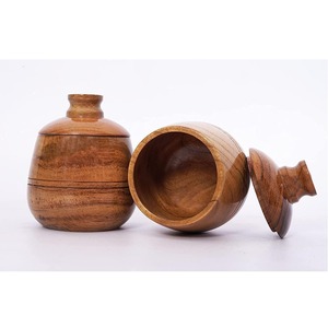 Boîte en bois durable de haute qualité pour le miel ou la poudre de jaggery et le stockage d'édulcorants naturels, disponible au meilleur prix - Product Image 1