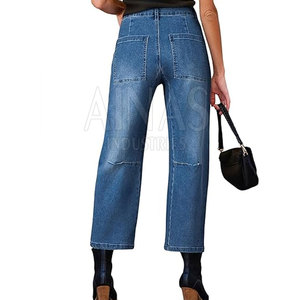 Jeans Premium Mom Fit de Cintura Alta, Corte Regular, Tela Cómoda, Ropa Casual, Moda para el Día a Día, Ropa de Invierno - Product Image 2