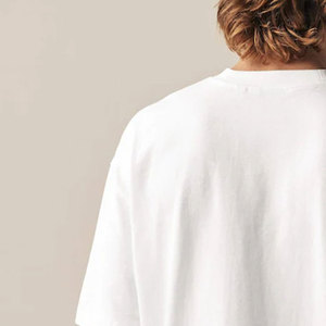 เสื้อยืดโอเวอร์ไซส์เนื้อผ้านุ่มสำหรับผู้ชาย แฟชั่นระดับไฮเอนด์ สวมใส่สบาย ทรงหลวม ใส่ได้ทุกวัน - Product Image 6