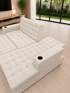 Sofá Cama Multifuncional de Emerald Sofa para Villa, Apartamento, Casa, Sala de Estar con Almacenamiento y Sofá Reclinable, Fabricante Personalizado - Product Image 4