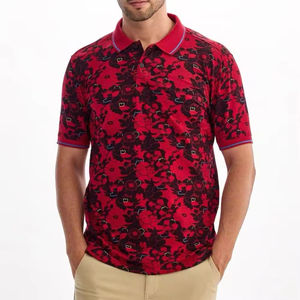 Camisetas Polo de Diseño OEM, Corte Ajustado, Color en Contraste, Camisetas Polo para Hombre a Precio de Mayoreo, Camisetas Polo Transpirables para Hombre - Product Image 1