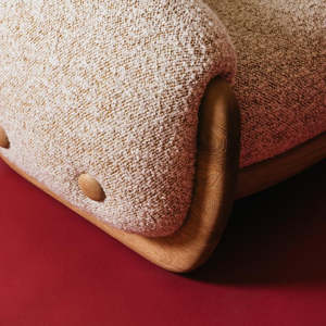 Cocoonora, silla de salón con acento contemporáneo de inspiración retro, asientos llamativos para interiores modernos de sala de estar y dormitorio - Product Image 3