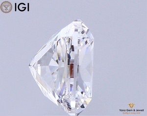 Diamant de laboratoire CVD de 2,00 carats, taille coussin, couleur D, clarté VVS1, certifié IGI, pour pendentif solitaire haut de gamme - Product Image 3