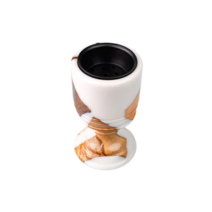 Luxury Resin Wood Hybrid Bakhoor Burner Middle East Style Decorative Frankincense <b>Incense</b> <b>Holder</b> - Product Image 2