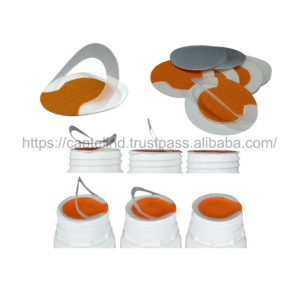 Bouchons à franges en aluminium et plastique pour bouteilles et bocaux Bouchon à vis rond en PVC/PE pour emballage cosmétique - Product Image 1