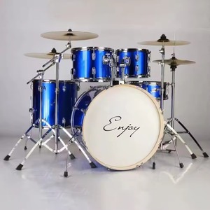 Juego de Batería de Jazz Compacto, Juego Completo, Cazuelas de Arce, Platillos de Latón, Venta Directa de Fábrica, Instrumentos Musicales al por Mayor - Product Image 2