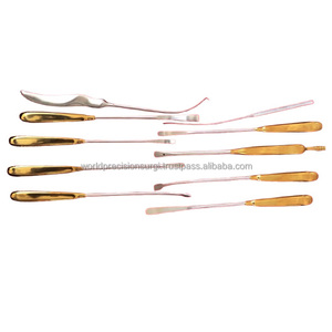 WORLD PRECISION SURGICAL Juego de Instrumentos para Cirugía Endoscópica, Cirugía General, Hospital, Tijeras con Mangos Dorados, Herramientas Quirúrgicas Manuales - Product Image 6