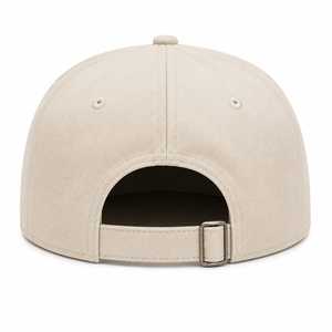 Beige 3D Embroidered Star 5 Panel <b>Snap</b> back <b>Cap</b> Flat Brim Acrylic Woven Label Custom Logo Street wear Hat - Product Image 2