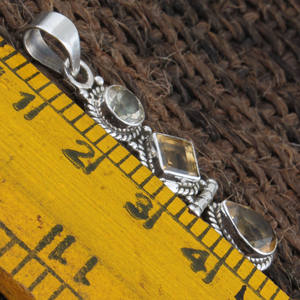 Natural <b>Citrine</b> <b>Pendant</b> 925 Sterling Silver Honey <b>Citrine</b> Necklace November Birthstone Jewelry Women Wholesale Factory Price - Product Image 6