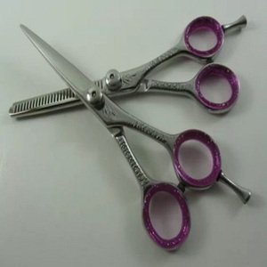 Top Selling Stainless Steel <b>Barber</b> Shear Set Blunt <b>Blade</b> Tip Hair Cut Styling Razor Edge Scissors Salon Thinning Beauty Type - Product Image 6