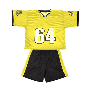 Ensemble d'uniformes de lacrosse pour le jour du match, pour hommes et femmes, maillot et short en polyester par sublimation, respirant, anti-humidité, vêtements de sport d'équipe - Product Image 1