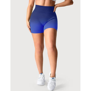 Pantalones Cortos Deportivos de Alta Calidad para Hombre, Cintura Media, Compresión, Entrenamiento, Yoga, Sin Costuras, 100% Algodón, Varios Colores, Venta al Por Mayor - Product Image 3