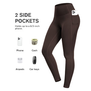 2026 Latest Arrival Legging For Women's High Elasticity Waistband Anti Bacterial Tummy Control Pockets Wear <b>Tight</b> Oem Service - Product Image 6