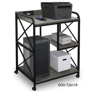 Rolling <b>Printer</b> <b>Stand</b> with Power Outlets - Product Image 2