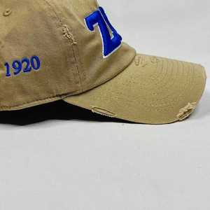 หมวกแก๊ป Zeta Phi Beta สีกากี แต่งลายปัก ZPB หมวกเบสบอลสำหรับชมรมนักศึกษา สายปรับได้ สไตล์ลำลอง สำหรับผู้หญิง - Product Image 4