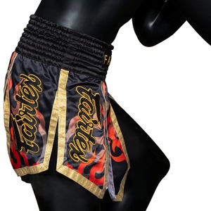 กางเกงมวยไทยซับลิเมชั่นผ้าซาตินสำหรับฝึกซ้อมและแข่งขัน Fairtex กางเกงมวยไทยสั่งทำพิเศษ - Product Image 5