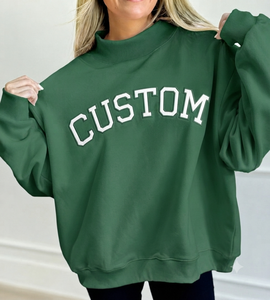 Sudadera Reversible de Cuello Alto para Mujer, Personalizada con Logotipo, Nueva Colección Otoño-Invierno, Sudadera Holgada de Manga Larga, Fabricante - Product Image 1