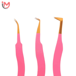 Pince à épiler professionnelle multi-usages en acier inoxydable, pointes plates et inclinées, noire, pour le modelage des sourcils et l'épilation - Product Image 2