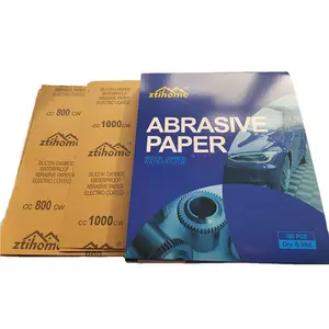 230x280mm su kuru zımpara 60 80 100 120 150 180 220 240 320 400 600 800 1200 1500 1800 2000 zımpara ve parlatma için Grit