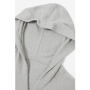 Pull à capuche thermique en coton polyester gaufré uni pour homme, anti-rétrécissement, fabriqué en New Jersey par Ziakot Industry - Product Image 5