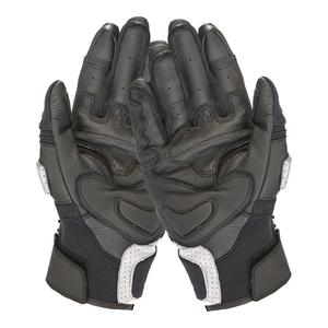Gants de moto en cuir de vachette, antidérapants, résistants aux chocs, équipement de sécurité pour sports motorisés - Product Image 4