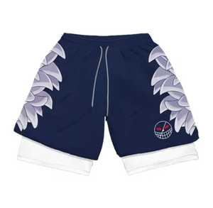 Shorts de Playa para Hombre con Diseño Sólido y Logotipo Red Eye, Cintura Media, Estilo Casual, Transpirables, Ecológicos, con Bolsillos de Algodón - Product Image 3