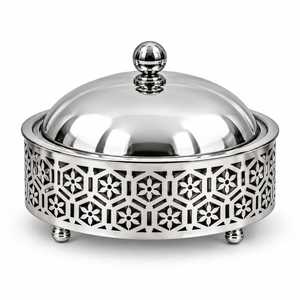 Casserole plaquée or, ensemble de casseroles isothermes, pot de service en acier inoxydable avec couvercle doré, en gros - Product Image 3