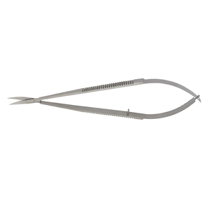 Microtijeras Castroviejo de 18 cm, Curvas, de Acero Inoxidable, Instrumento Quirúrgico de Precisión para Odontología, Oftalmología y Microcirugía - Product Image 4