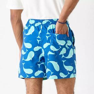 Custom Fabric <b>Men</b> Swim <b>Trunks</b> Soft Board Shorts Solid Quick Dry Private Label OEM Fishing Shorts - Product Image 3
