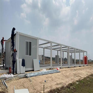 إطار جاهز الصنع 20 قدمًا/40 قدمًا مع إطار من الصلب المجلفن للمنازل المعدنية ومستودعات المنازل الخارجية بحجم إطار مخصص - Product Image 3