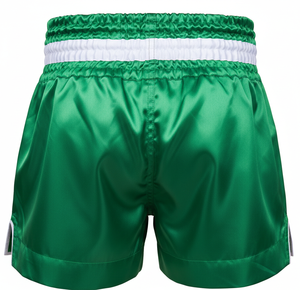 กางเกงมวยไทยยูนิเซ็กซ์ โพลีเอสเตอร์ 100% ทนทาน น้ำหนักเบา พิมพ์ลายแบบซับลิเมชั่น รับทำโลโก้ตามสั่ง บริการ OEM ขายส่ง - Product Image 2