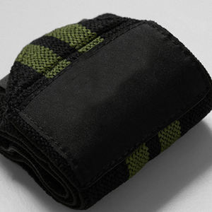 Muñequeras para Levantamiento de Pesas, Resistentes al Desgaste, Soporte para Muñeca, Bucle para Pulgar, Transpirables, de Poliéster y Algodón, con Cierre de Gancho y Bucle - Product Image 1