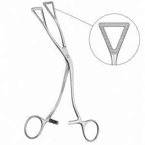 Pinzas Pulmonares LOVELACE con Puntas Anguladas, Mandíbulas de 1 Pulgada (25 mm) de Ancho, Longitud Total de 7-3/8 Pulgadas (18.7 cm), ZETOMEDPRO - Product Image 1