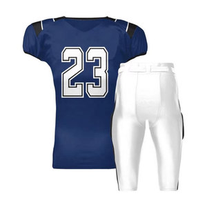 Concevez votre propre uniforme de football américain respirant personnalisé, matériau 100% polyester, couleurs et designs personnalisés, service OEM - Product Image 2